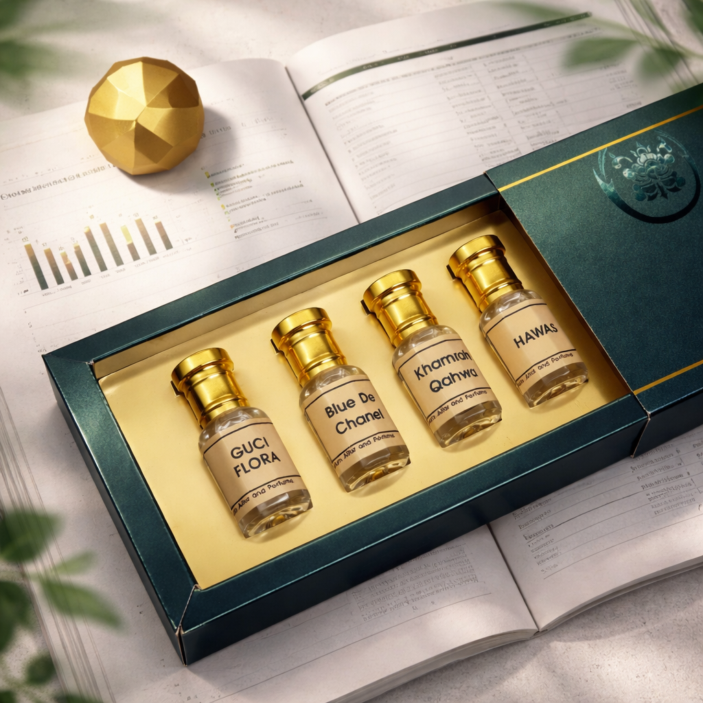 Ali Perfumes Signature Attar Collection | 6ml x 4