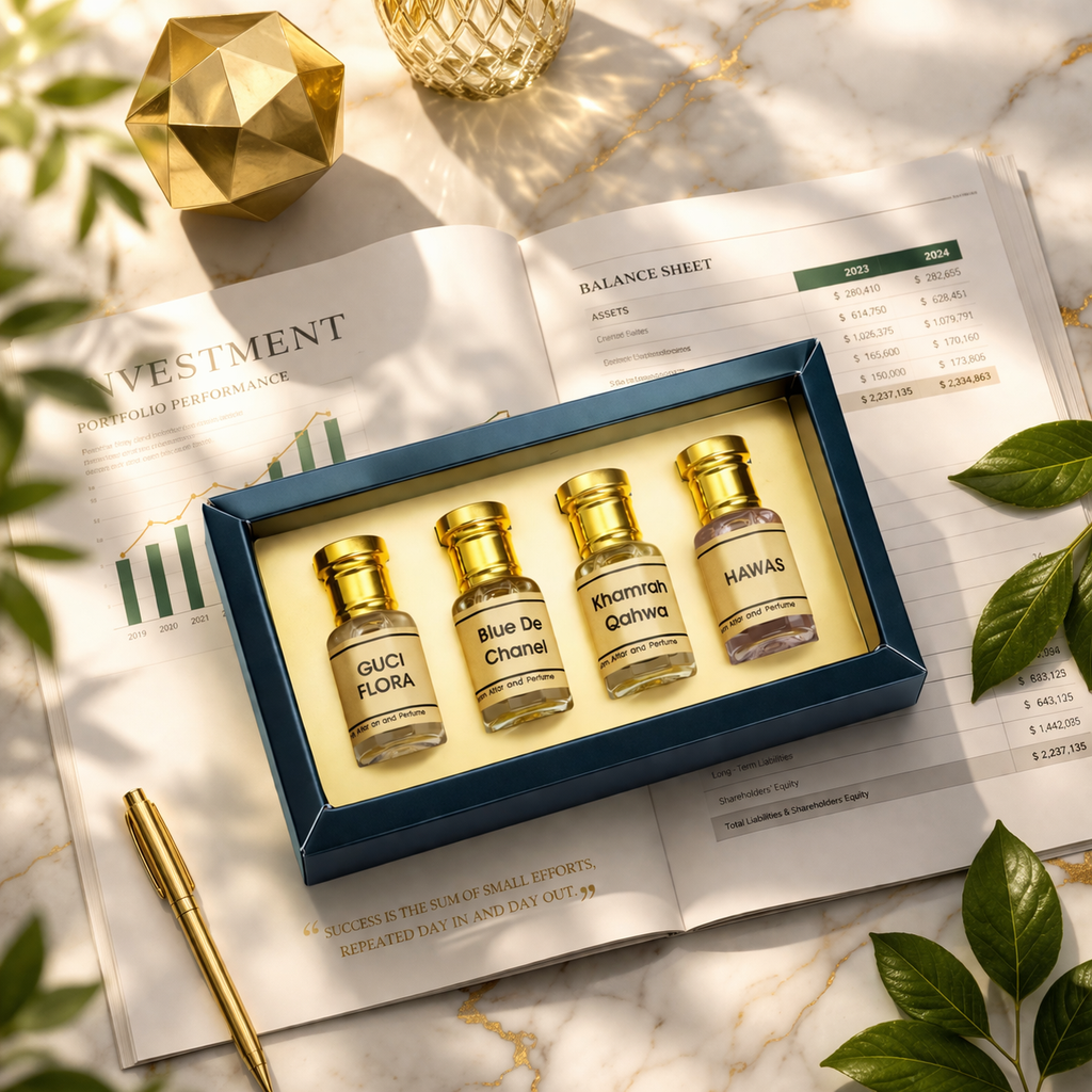 Ali Perfumes Signature Attar Collection | 6ml x 4